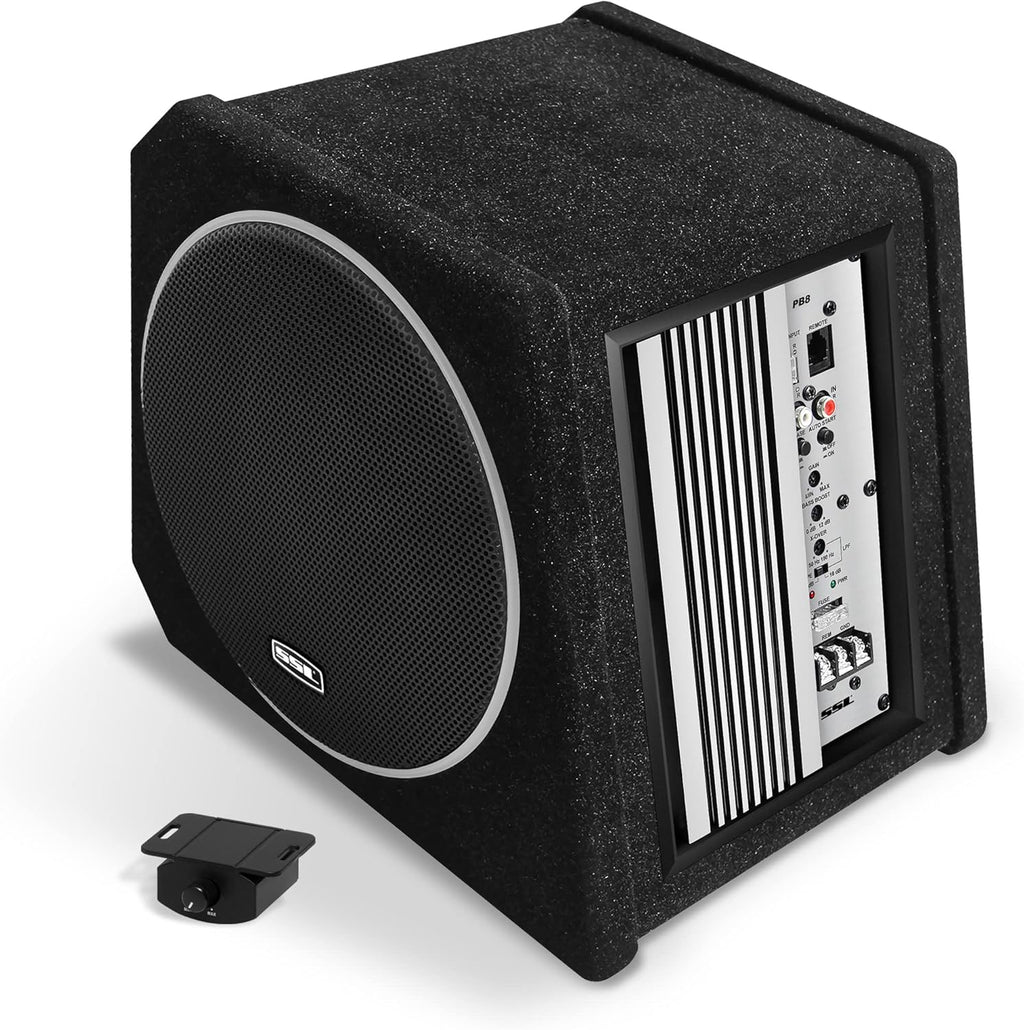 8 Inch Car Subwoofer and Amp Package with Passive Radiator P994382
