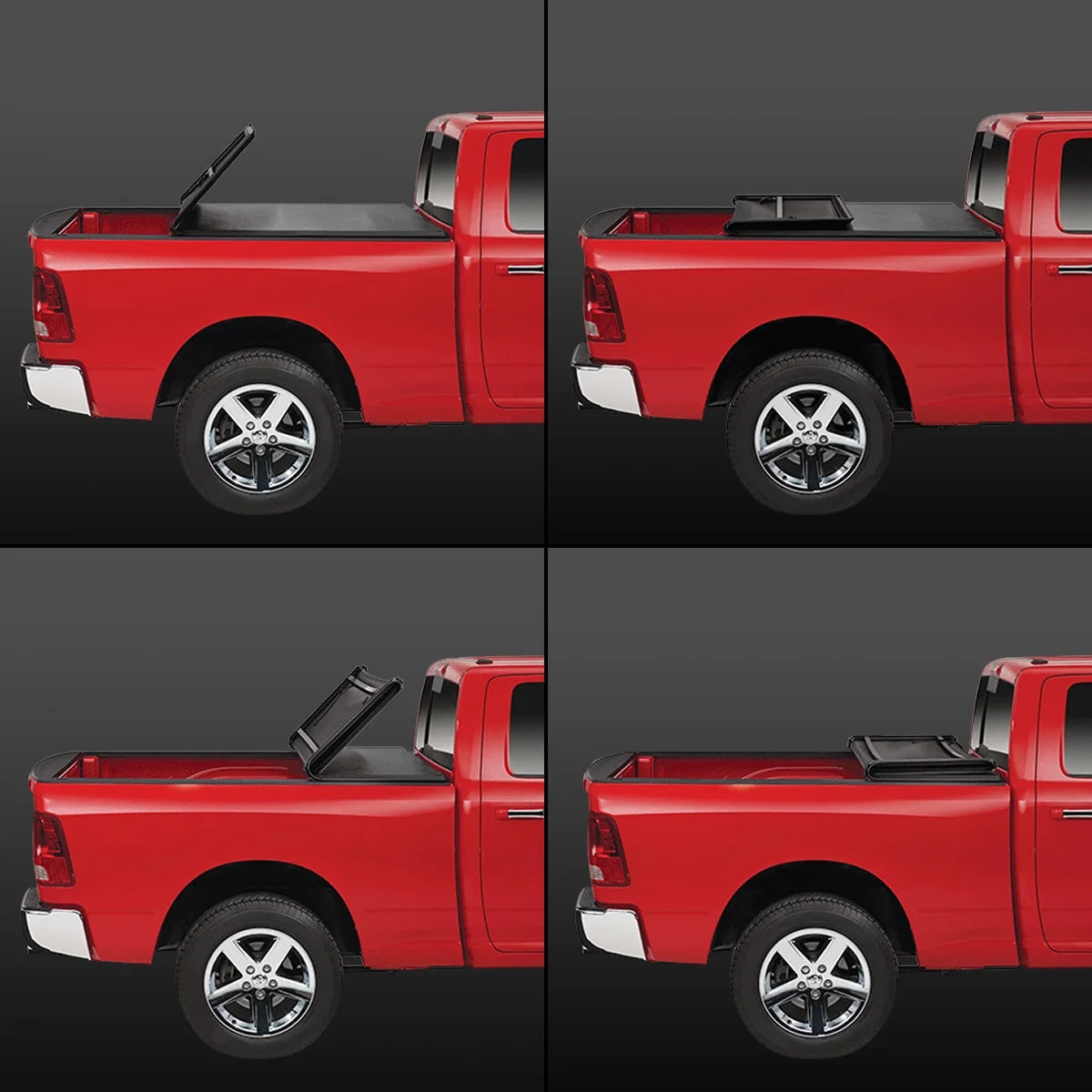Tri-Fold Soft Top Tonneau Cover A6903