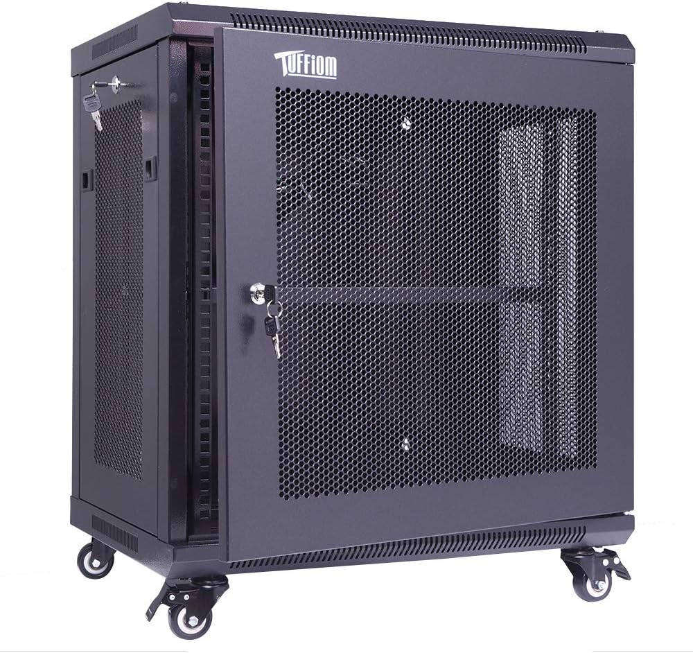 12U 19 Inch Network Enclosure Server Equipment Rack with Cooling Fan G79076