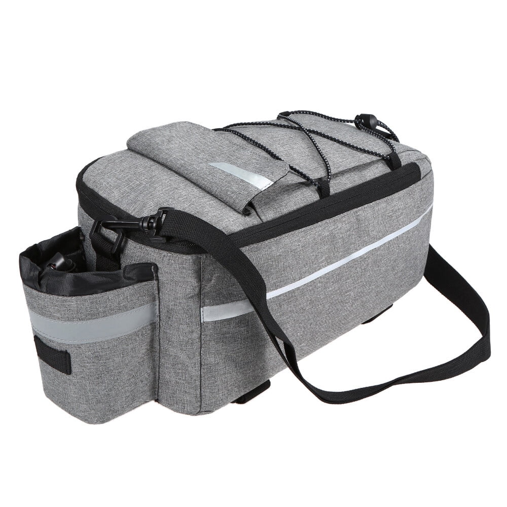 Insulated Trunk Cooler Bag Cycling Bicycle Rear Rack Storage Luggage Bag Reflective MTB Bike Pannier Bag Shoulder Bag I206