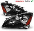 Black Replacement Headlights Set T972