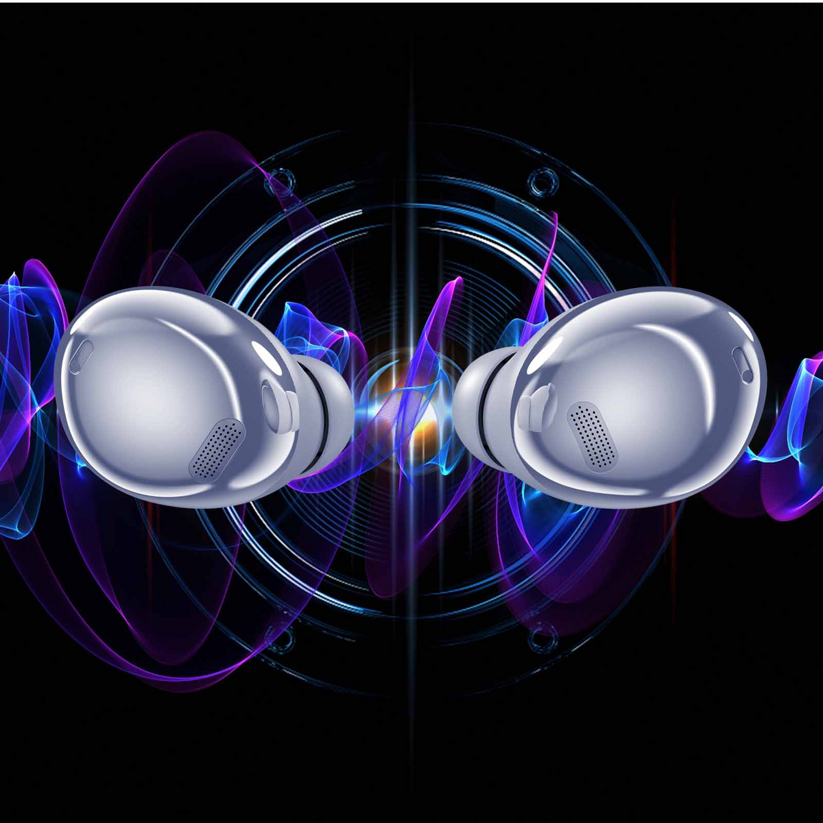 Purple True Wireless Earbuds with Active Noise Cancelling R78121