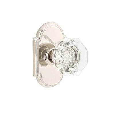 Double Dummy Clear Knob with Bright Nickel X329400