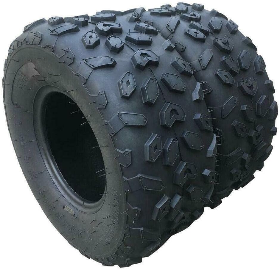Set of 2 19x7-8 ATV UTV Tubeless Sport Tires R4612