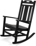 Brown PolyTEAK Plastic Rocking Chair P7855