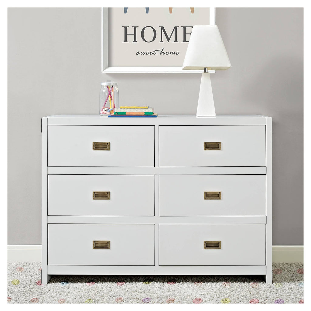 White Campaign Dresser H1242
