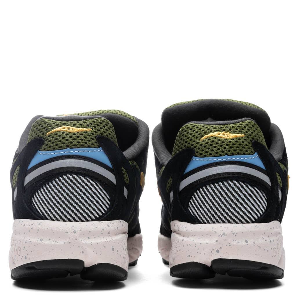 Black/Yellow Saucony Sneakers O2162