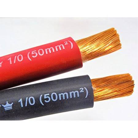 1/0 AWG Excelene Welding Cable Black Red 75 ft K37845