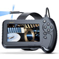 5'' IPS Screen 1080P Industrial Snake Camera with 11.5FT Waterproof Flexible Cable 8 LEDs 32GB Card U23183