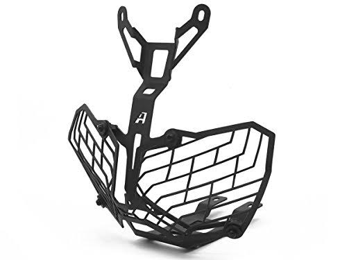 Black Stainless Steel Mesh Headlight Guard J302