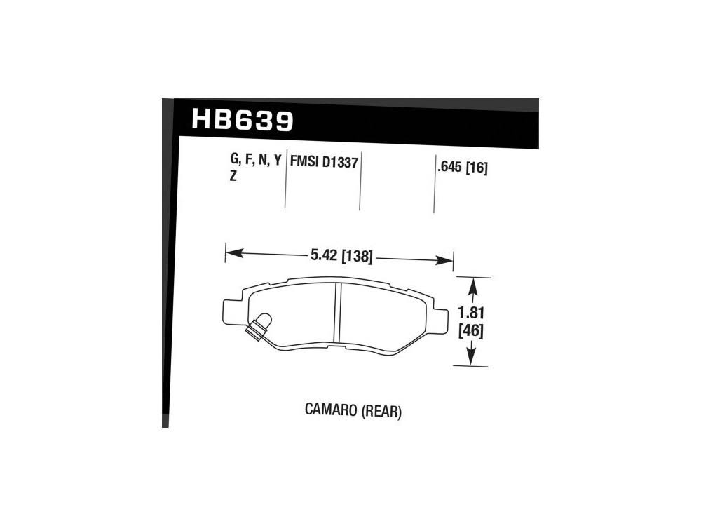 HP Plus Brake Pads Q358802