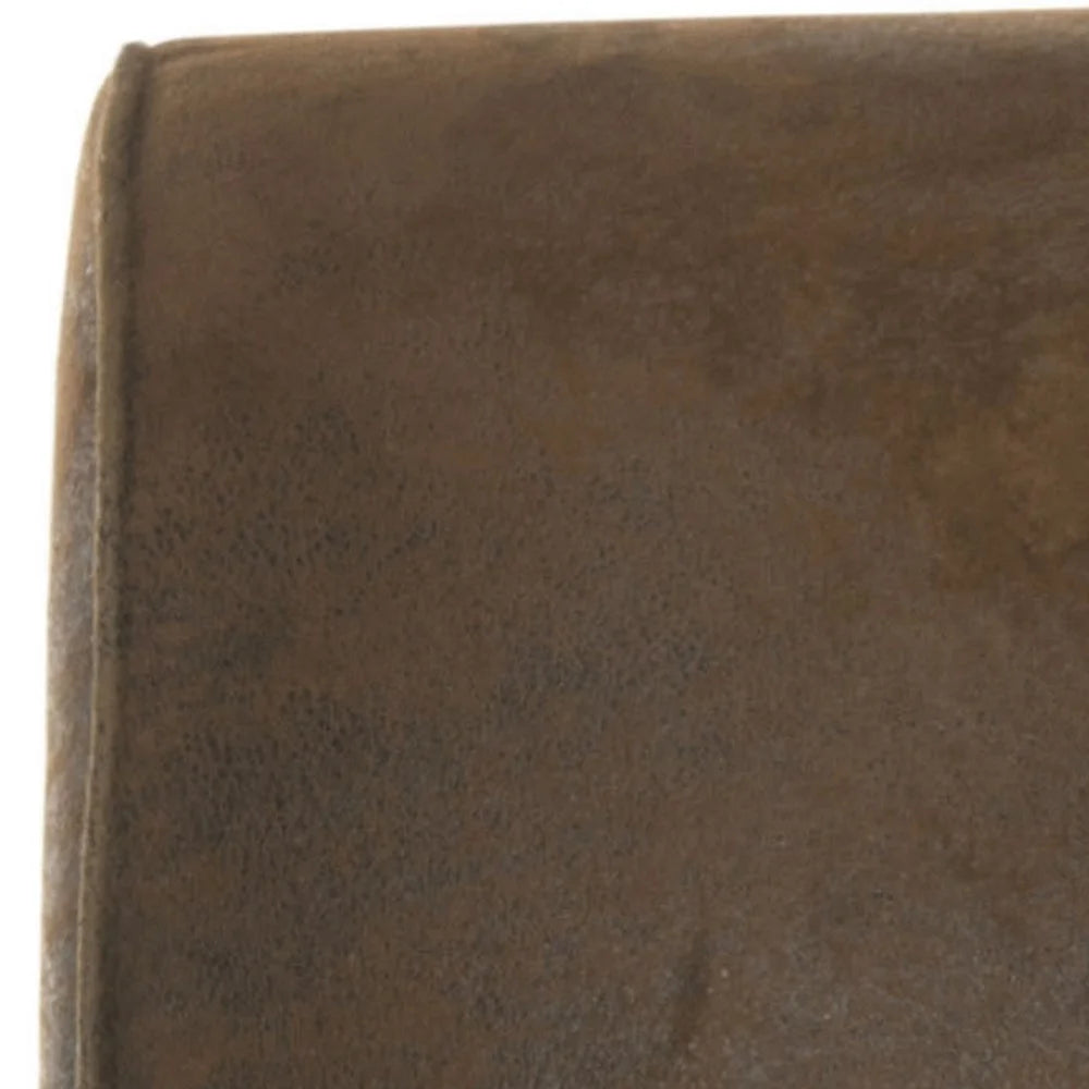 Brown Fully Upholstered Club Chair with Casters V749