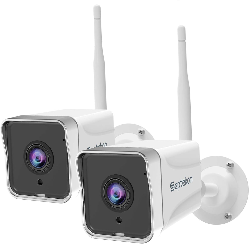 1080P WiFi Outdoor Security Camera (2 Pack) with Night Vision N842
