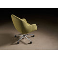 Ergonomic Rolling Office Chair in Cadet Blue Grey Performance Fabric C1031
