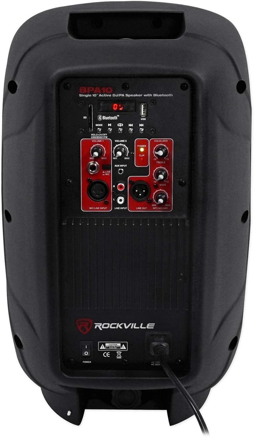 10 Powered 400W DJ PA Speakers with Bluetooth U5823