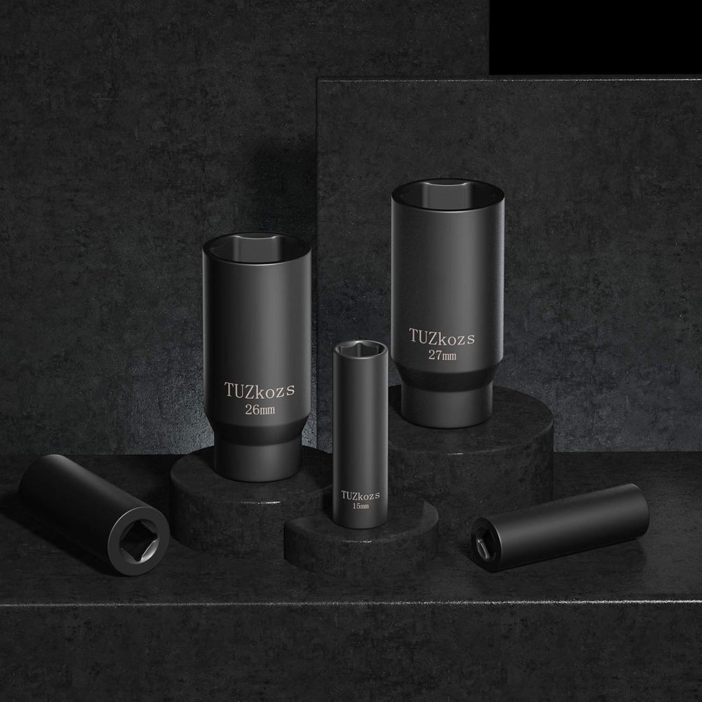 1/2 43 Piece Metric Impact Socket Set with Storage Case Q773634