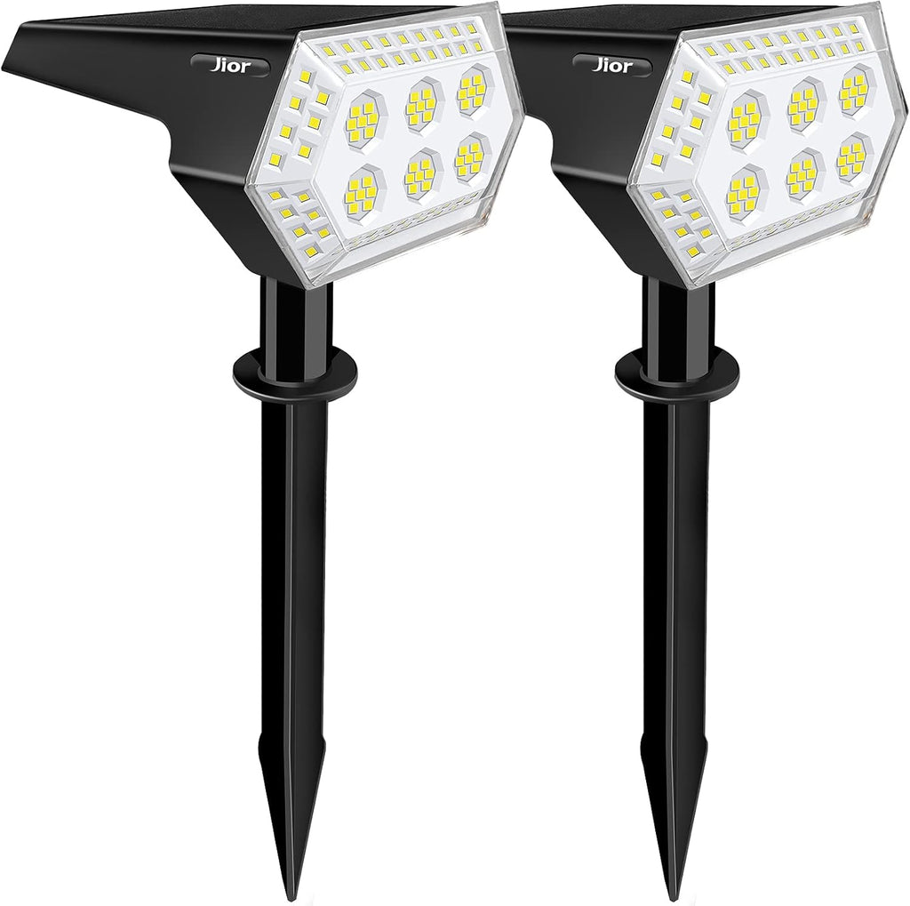 4 Pack 108 LED Solar Landscape Spotlights Warm White D623