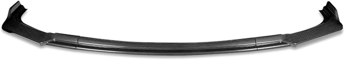 3Pcs Matte Black Car Front Bumper Lip Spoiler Body Kit X30289