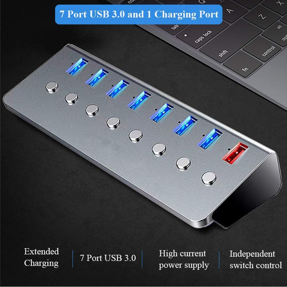 USB 3.0 Hub 8 Port with LED T974033