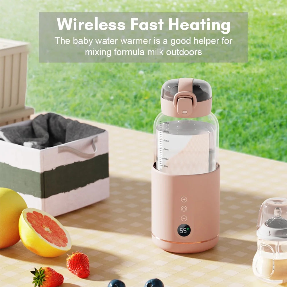 Portable Warmer for Formula 300ml Capacity Wireless Instant Warmer Electric Kettle R588866