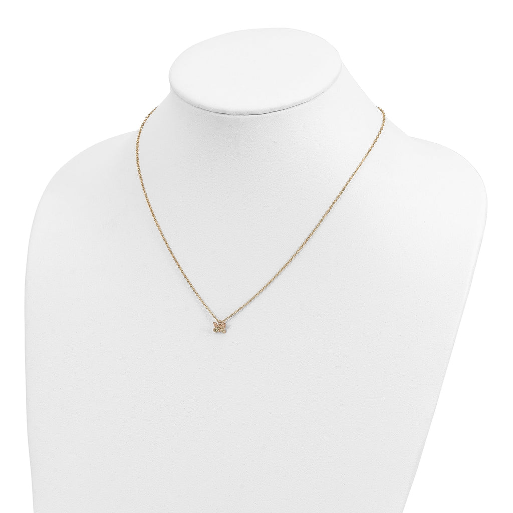 Black Hills Gold Butterfly Necklace G864