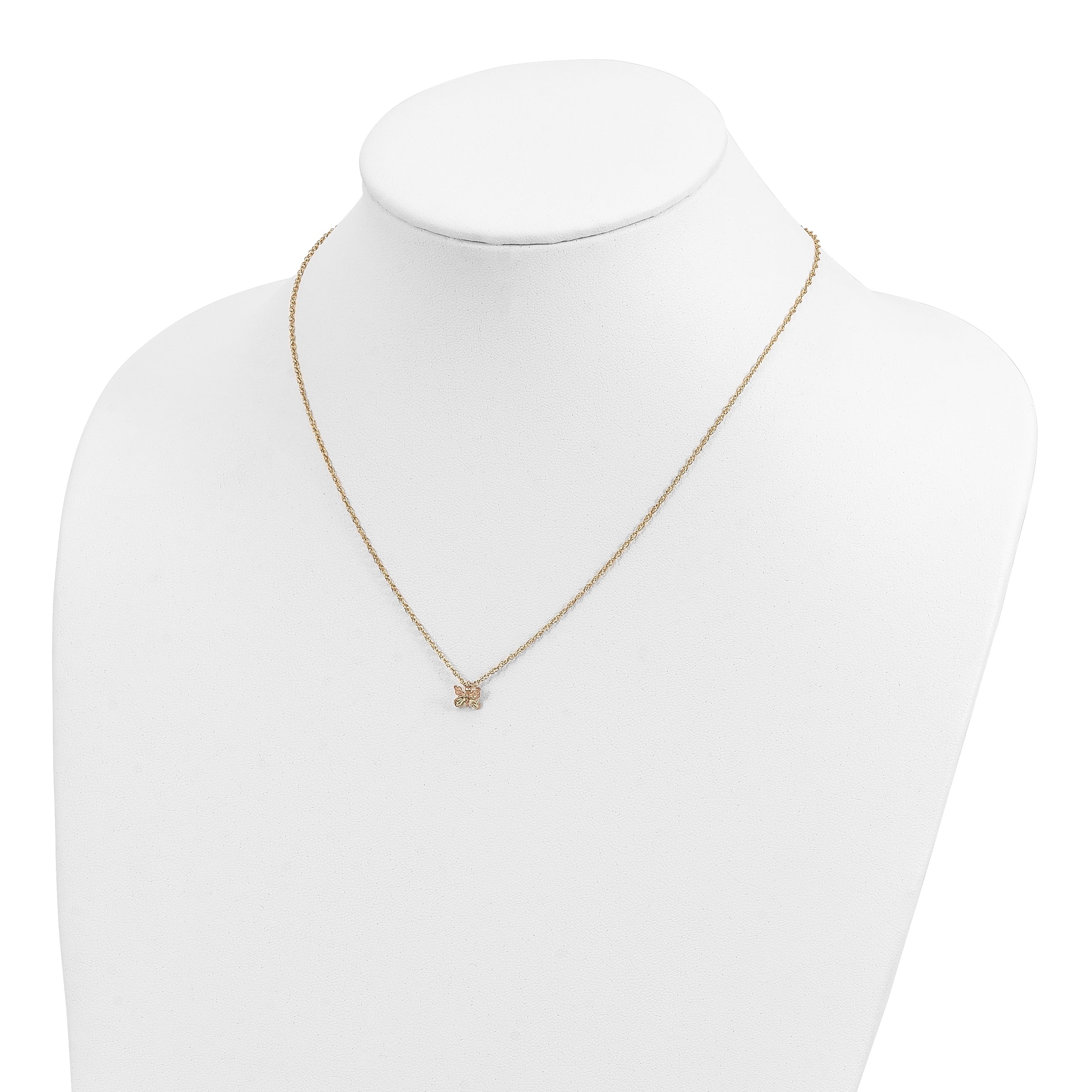 Black Hills Gold Butterfly Necklace G864