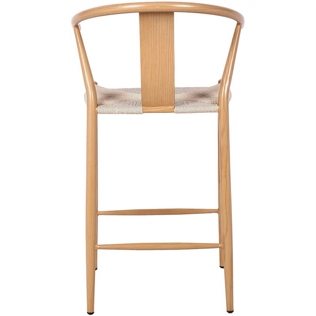 Beige Hand Woven Rope Stool R88151
