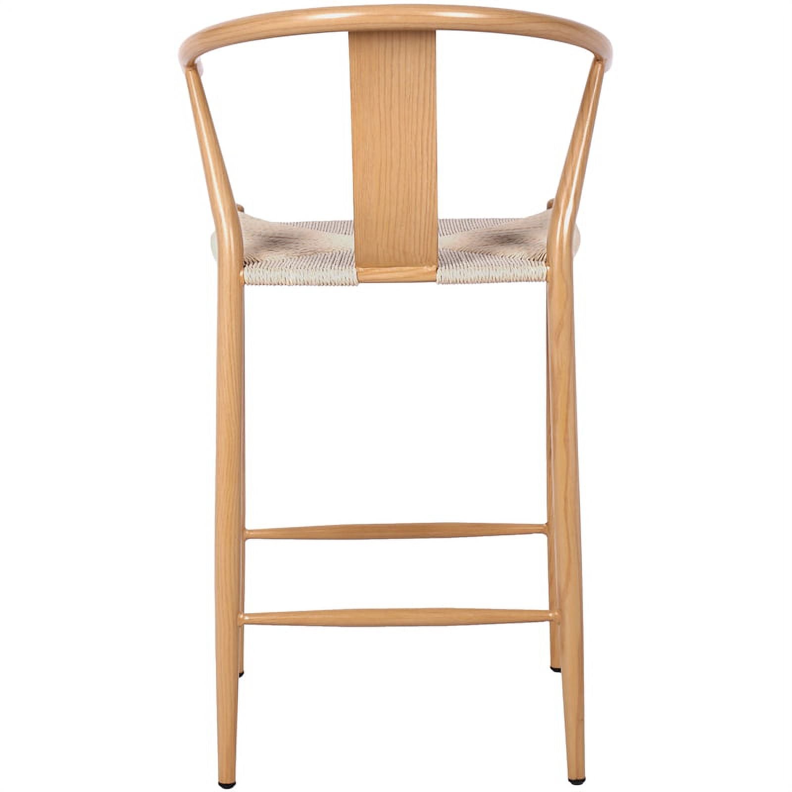 Beige Hand Woven Rope Stool R88151