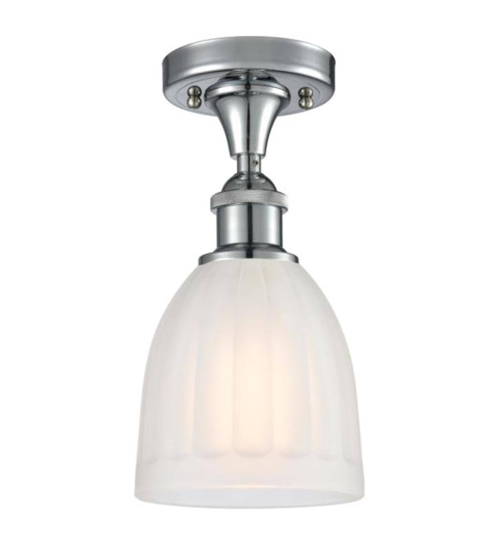 Brushed Brass Semi-Flush Mount Light O626471