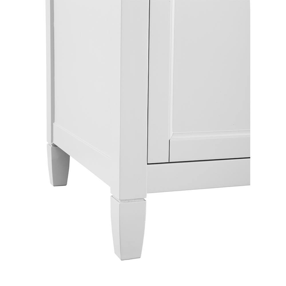 White Vanity Cabinet B653