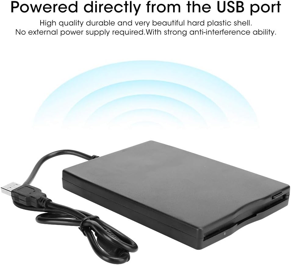 Portable USB 3.5 inch Floppy Disk Reader, Pack of 2 Y82821