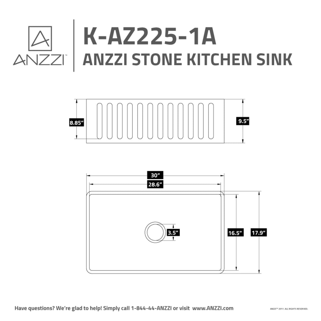 White Single Basin Kitchen Sink Q558701