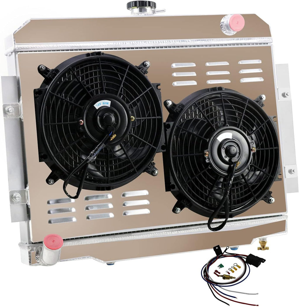 Aluminum 3 Row Radiator Shroud Fans W843