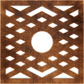 30x22OD x 7 3/4x22ID x 1x22P Chevron PVC Pierced Ceiling Medallion P320456