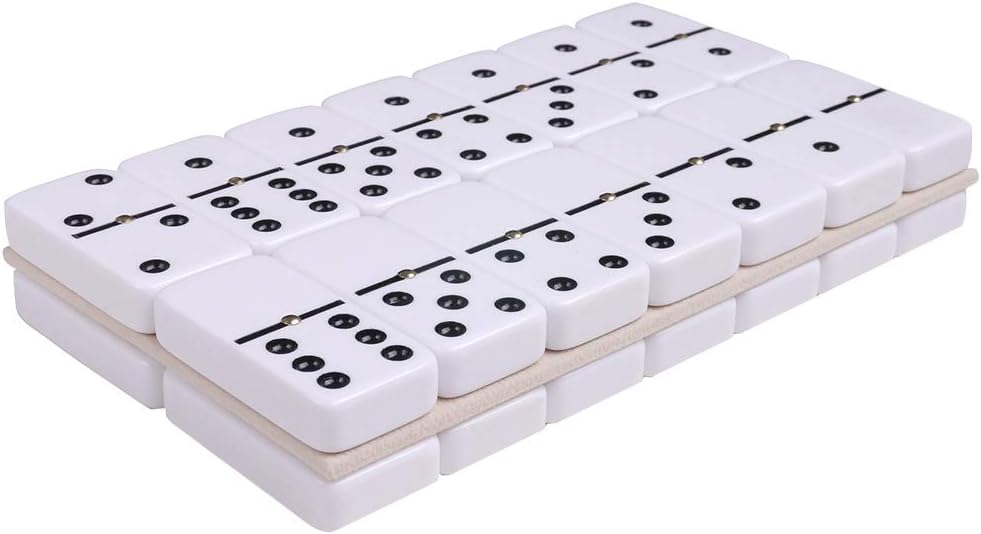 Pink Double 6 Domino Set M116