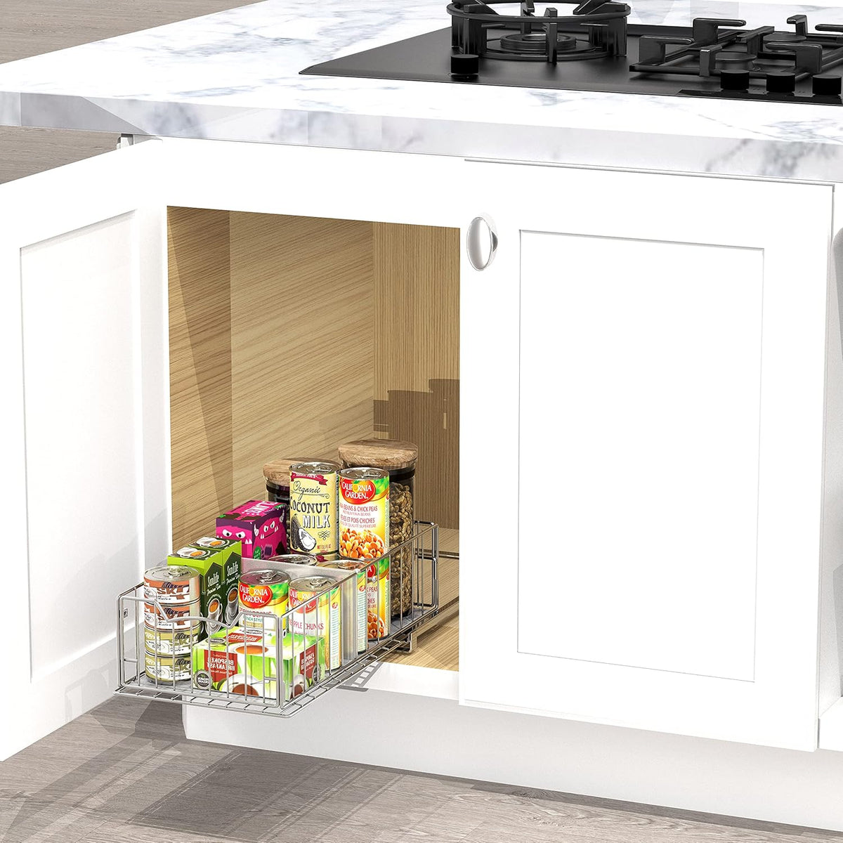 Pull Out Cabinet Sliding Basket Pack of 2 S986083