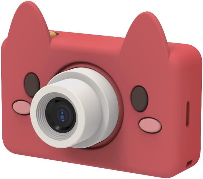 Kidamento Kids Digital Camera & Camcorder, Soft BPA-Free Silicone Casing, WiFi & App, 16GB Memory, Akito The Fox Pack of 2 D666947