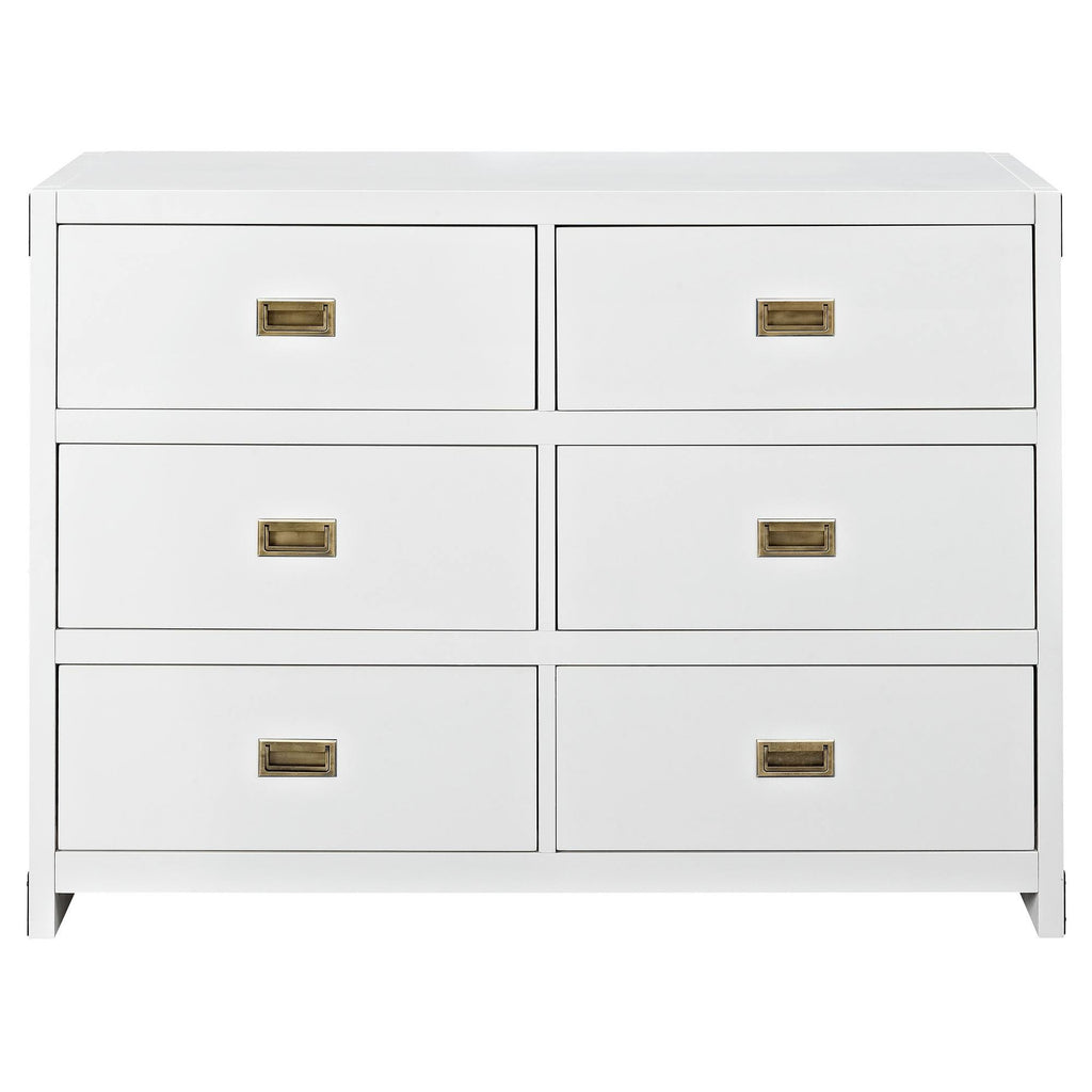 White Campaign Dresser H1242
