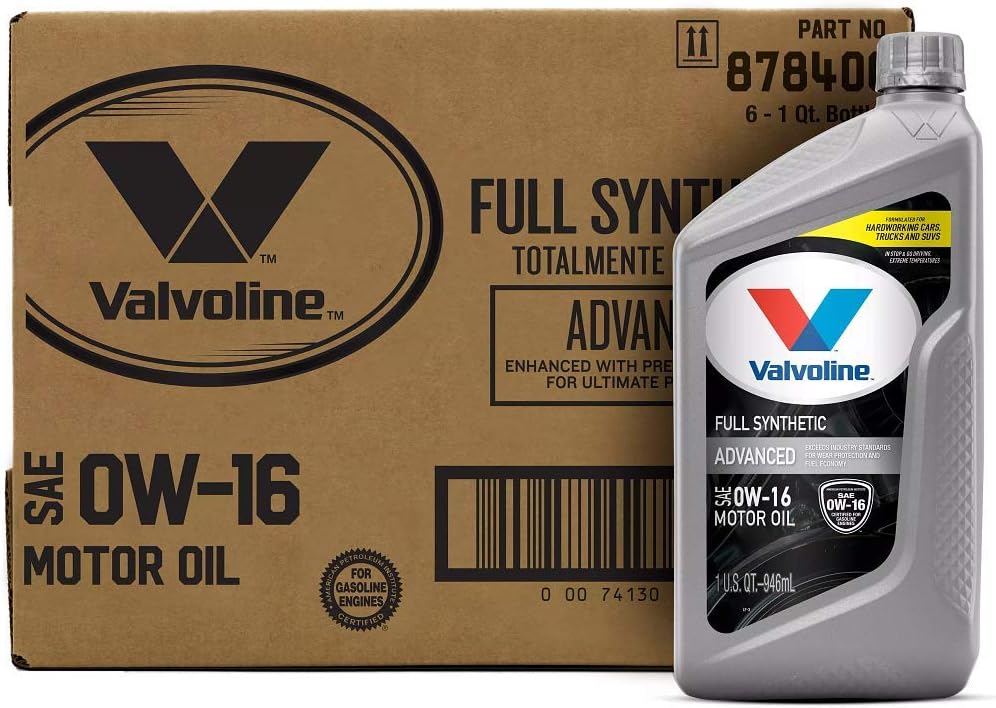 Advanced Full Synthetic SAE 10W-30 Motor Oil 1 QT, Case of 6, Pack of 2 O9442