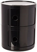 Opaque Black Componibili Drawers A895