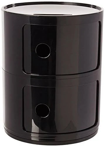 Opaque Black Componibili Drawers A895