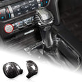 Carbon Fiber Car Gear Shift Knob Cover Pack of 2 I214