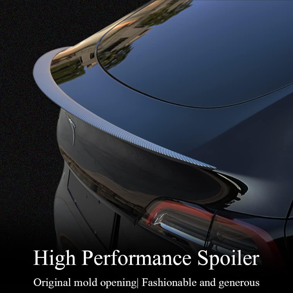 Matte Carbon Fiber Rear Trunk Spoiler B408939