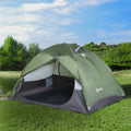 2 Person Waterproof Double Layer Camping Tent W958417