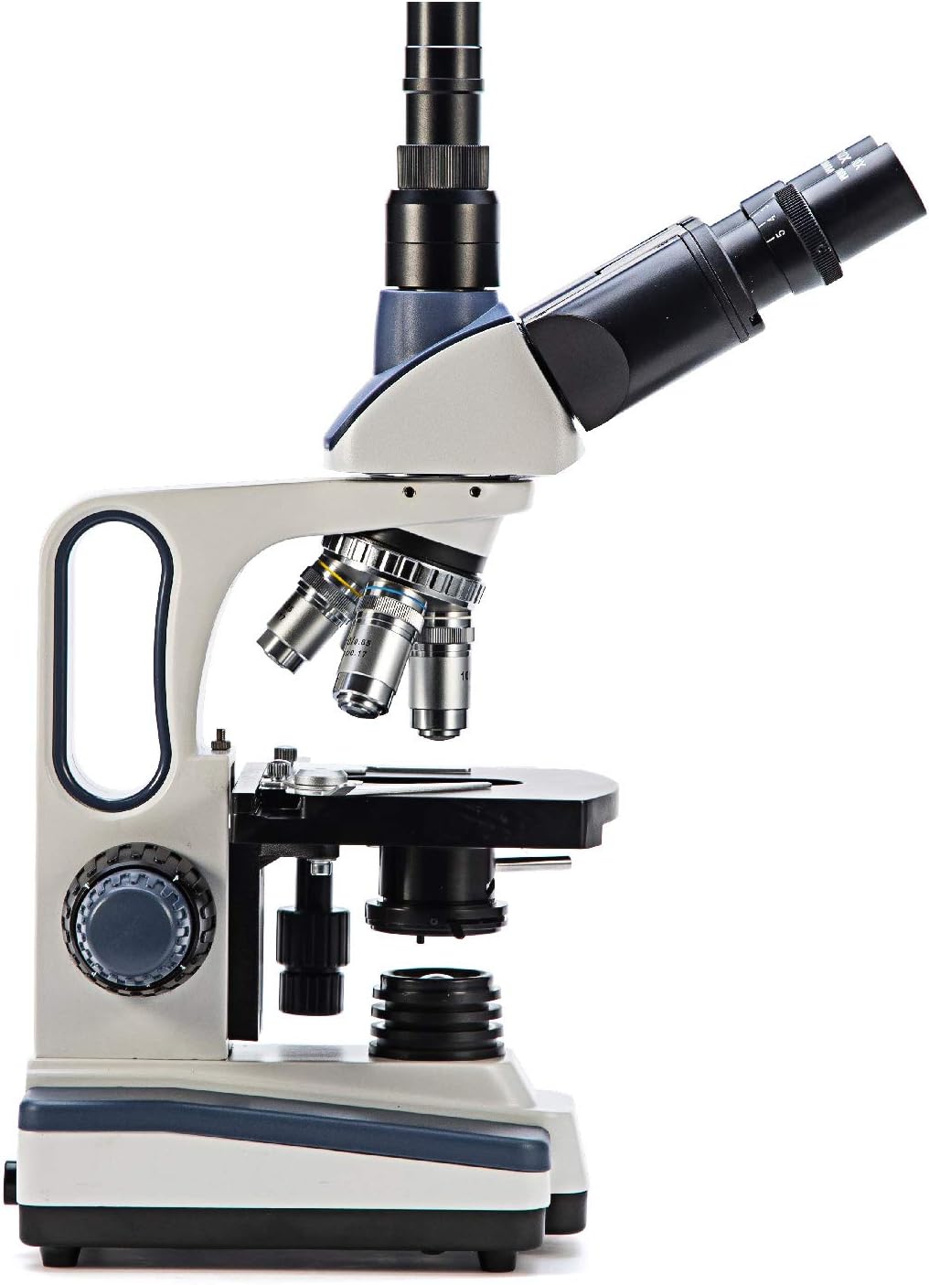 40X-2500X Trinocular Compound Lab Microscope with Mechanical Stage V723556