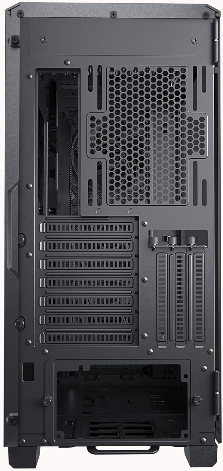 Black ATX Mid-Tower Case with Tempered Glass V86307