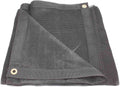 12' x 24' Black Heavy Duty 6 Oz 70% Shade Mesh Tarps with Grommets C351716