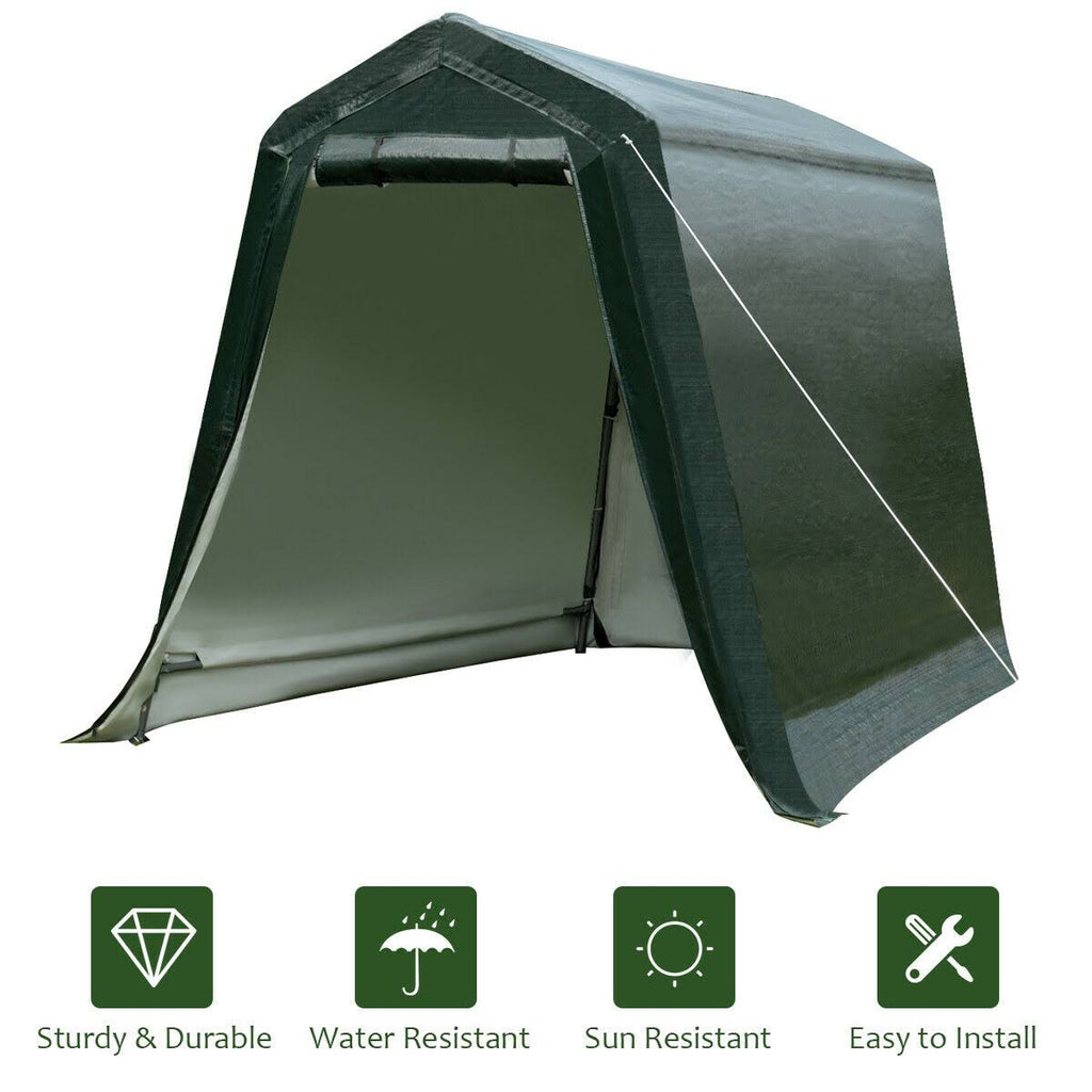 6 x 8 Outdoor Carport Patio Storage Shelter Shed Car Canopy P80692