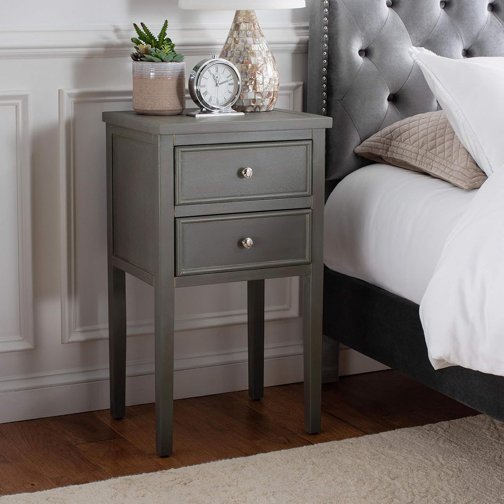 French Grey End Table C538
