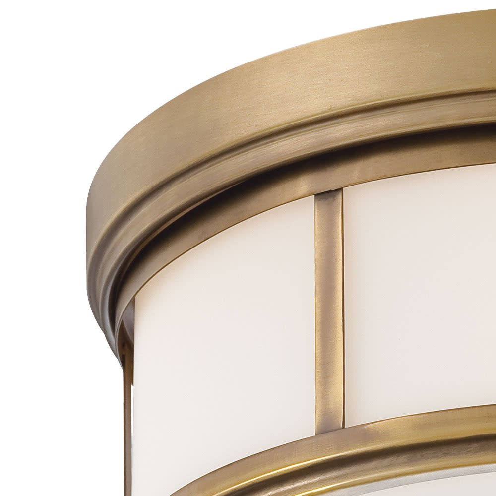 Polished Nickel 2-Light Flush Mount P186541
